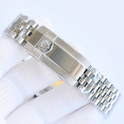 Black Green - Silver 904L Steel -Automatic - 40mm