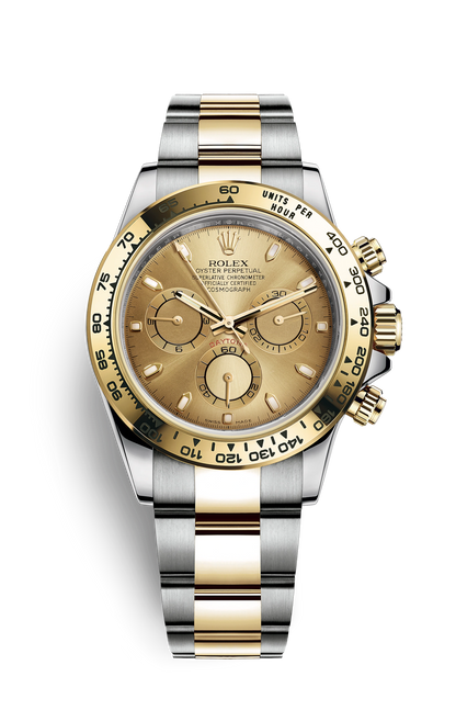 Chronograph -CLASSICAL WATCH--Yellow gold- Quartz-40mm